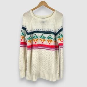 American Eagle Outfitters Fair Isle Jegging Sweater Women’s Large